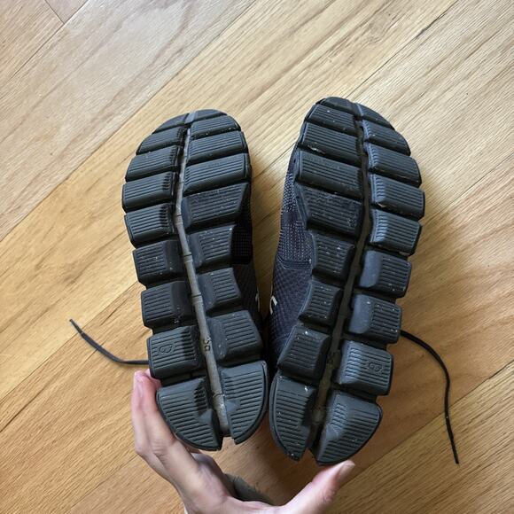 Women’s On Cloud X Running Shoes Black Asphalt Size 9.5 - Picture 6 of 10